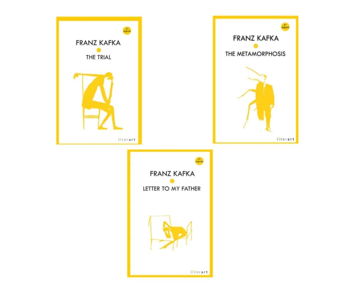 Franz Kafka İngilizce Roman Seti (3 Kitap Takım)